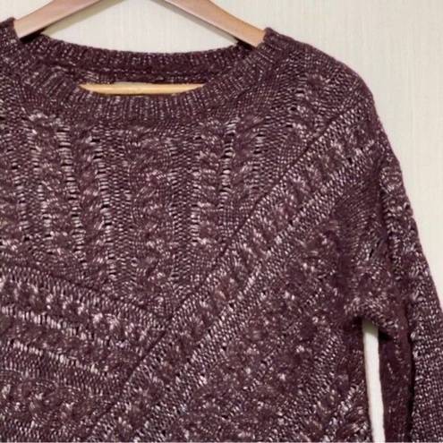 Michael Stars  Wool and Alpaca Blend Cable Knit Pullover Sweater XS