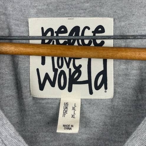 Peace Love World  Gray Mia V-Neck Sleeveless 100% Modal Tank Top