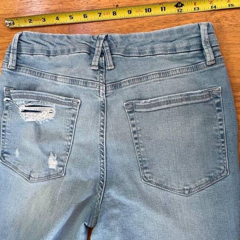 Good American  Always Fits Good Classic Bootcut Jeans Indigo Light Wash, Size 29