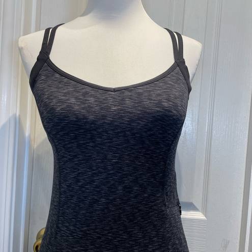 The North Face  Heathered Black Fitness Athletic Dress Built In Bra Sz S Small