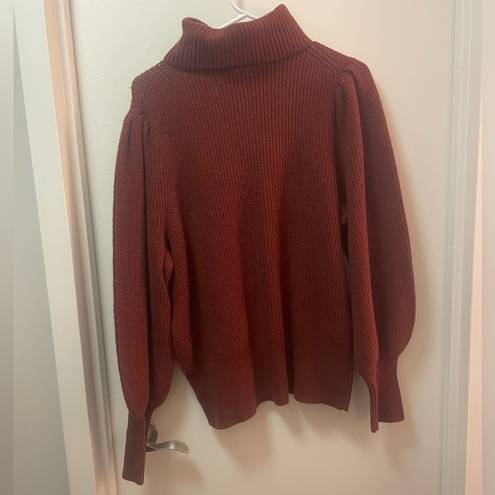 Madewell NWT  Wide Rib Turtleneck Sweater