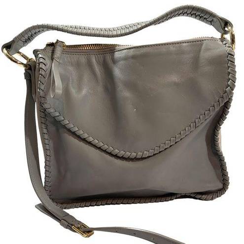 Henri Bendel  The Bowery Messenger Gray Purse