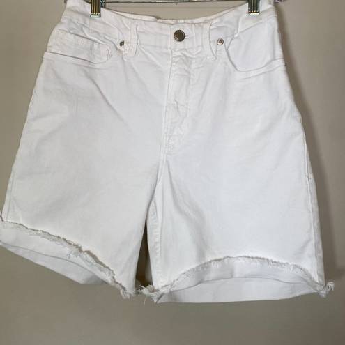 Good American  High Rise Icon Short in White