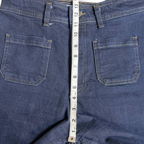 ZARA ZW Marine High Rise Straight Pocket Jeans | Sz 8