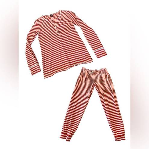 J.Crew  Striped henley pajama set Size SMALL