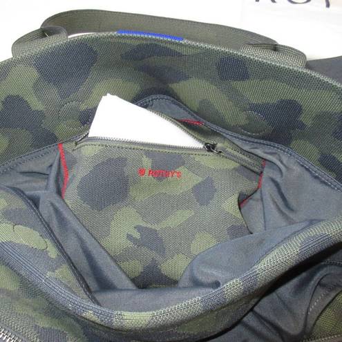 Rothy's NWoT Rothy’s The Weekender in Olive Camo Large Duffle w/ Strap Dust & Wash Bag