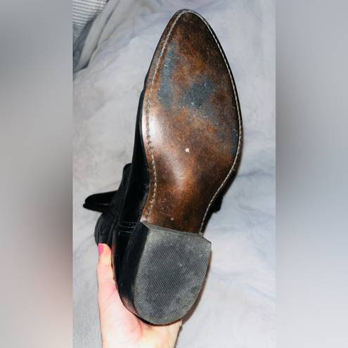 Dingo  Western Black Leather Boots sz 10