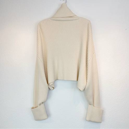 Solace London  Nosara Extended Cuffed Sleeve Turtleneck Sweater US Size 6