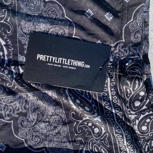 Pretty Little Thing NWT  Paisley Printed Sheer Sock Leggings/ Stockings