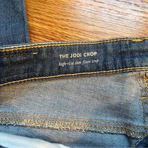 AG Adriano Goldschmied  the Jodi crop high rise flare size 25