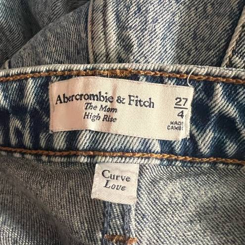 Abercrombie & Fitch The mom high rise curve love jeans Abercrombie 4s