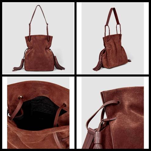 ALLSAINTS 💕💕 Freedom Bucket Large Bag Brown