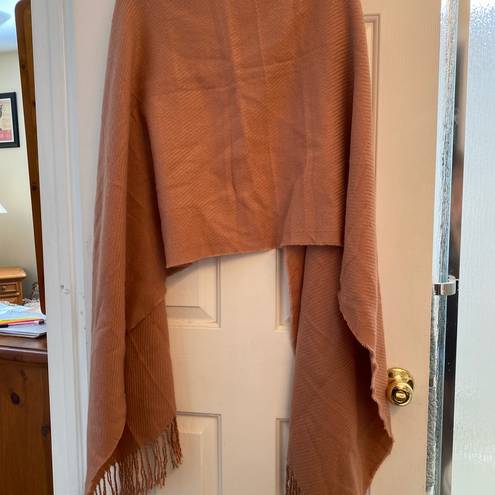 Pieces Blanket Scarf Blush With tassels 26x80