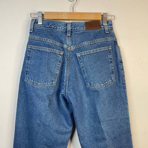 L.L.Bean Vintage  Flannel Lined High Waist relaxed fit jeans 6 petite