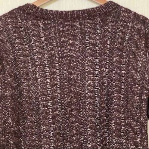 Michael Stars  Wool and Alpaca Blend Cable Knit Pullover Sweater XS