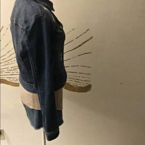 Celebrity Pink  Stretch Denim Distressed Jacket