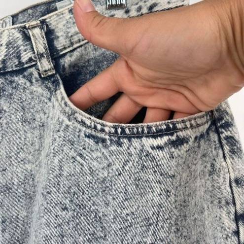 Bermuda NWT Vintage Stefano 80s Womens Acid Wash Bow Pocket Denim Shorts  Sz 18