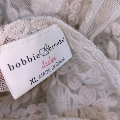 Brooks Bobbie  ivory color lace boho top size XLarge