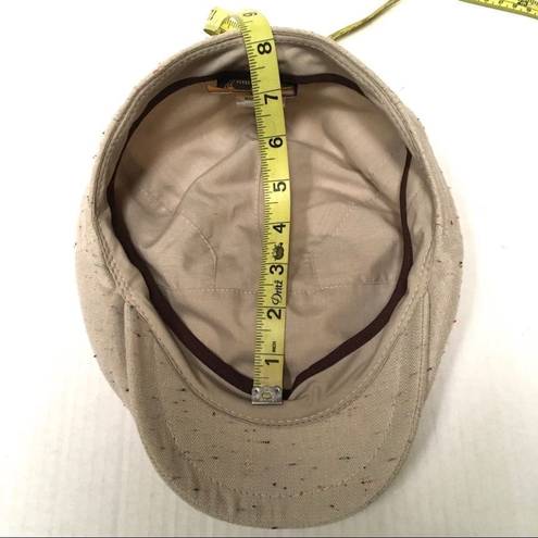 Krass&co Henschel Hat . Newsboy/Golf speckled tan cap L