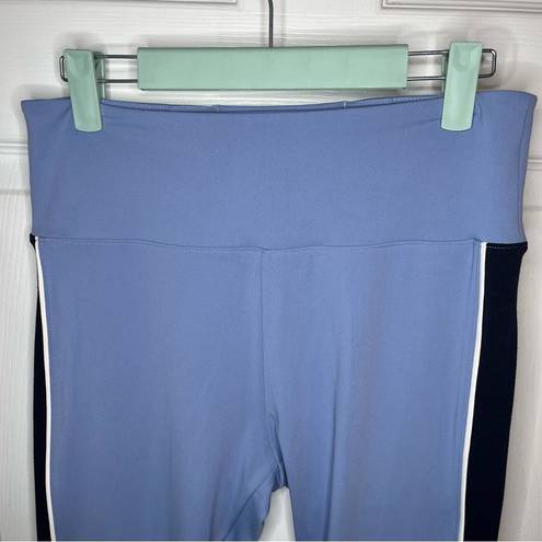 Lou & grey LOFT  Athletic Colorblock Luvstretch Pocket Leggings Periwinkle Navy M