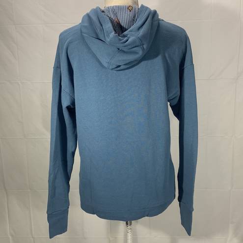 Vera Bradley Full Zip Blue Sweatshirt Hoodie Size Small