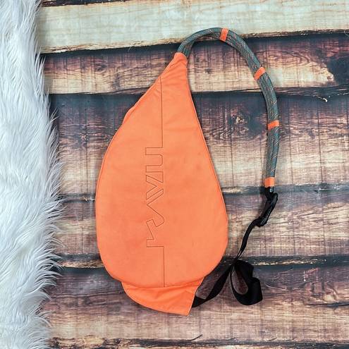 KAVU  Original Backpack Sling Pack Orange Rope Bag