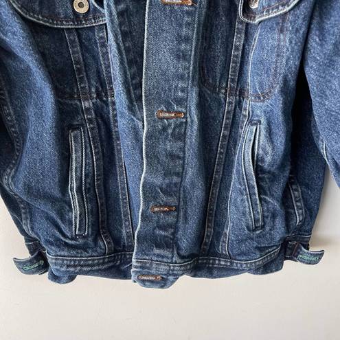 Lee Vintage 90s  Easy Riders Denim Blue Jean Trucker Jacket