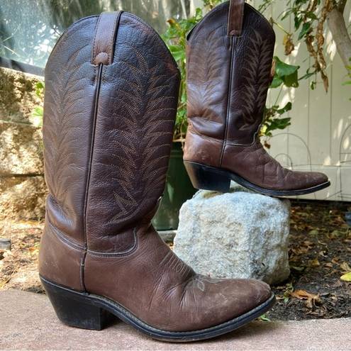 Justin Boots Justin Cowboy Boots Brown Women size 6.5