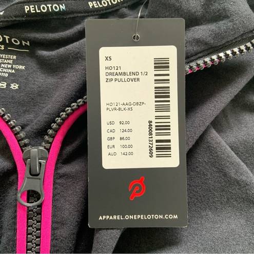 Peloton  Dreamblend Half Zip Pullover Top Sweater Extra Small NEW WITH TAGS XS