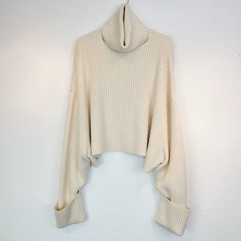 Solace London  Nosara Extended Cuffed Sleeve Turtleneck Sweater US Size 6