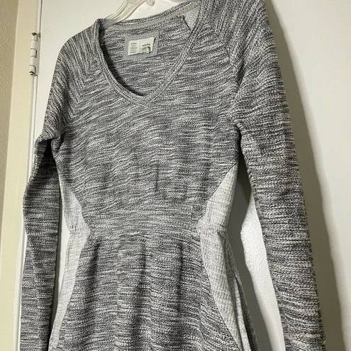 Anthropologie  saturday sunday gray long sleeve sweater dress with pockets size S