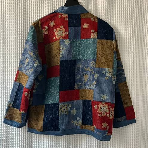 Alfred Dunner lightweight patchwork jacket