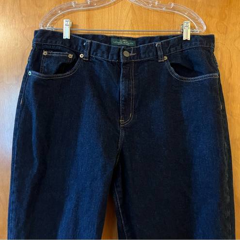 Krass&co Lauren Jeans . Ralph Lauren LRL Jeans Classic Bootcut Dark Wash Size 16