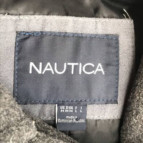 Nautica  Double Breasted Peacoat, Gray, Medium