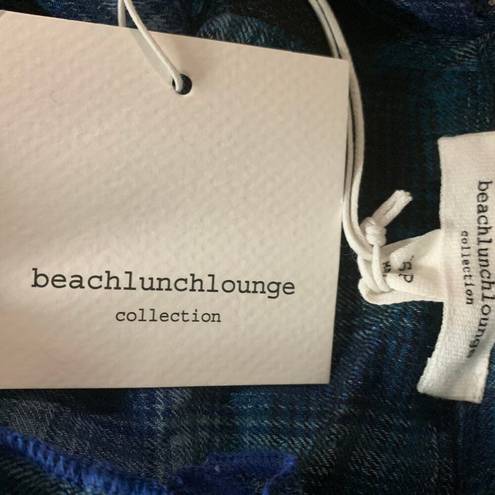 BeachLunchLounge Ruffle Prarie Top Plaid SMALL Babydoll Western Cowgirl Beach Lunch Lounge NEW