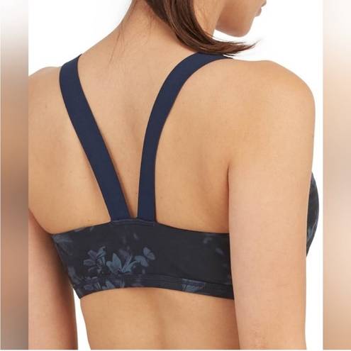 Spanx NWT  Printed Low Impact Sports Bra Size XS in Midnight Garden