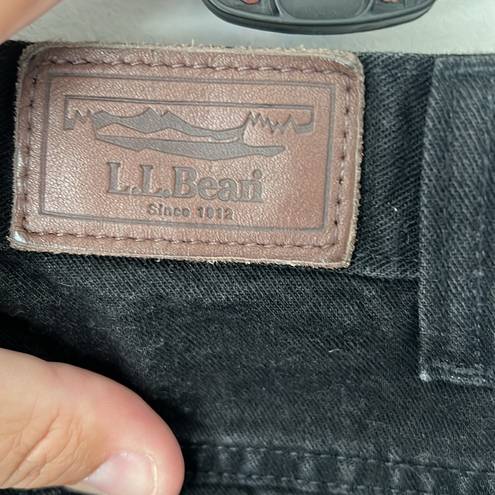 L.L.Bean Vtg 90s  Women’s Black High Rise Jeans Size 12 Petite