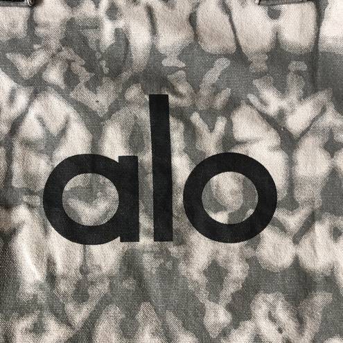 Alo Yoga Grey Tie Dye Shopper Tote Bag One Size