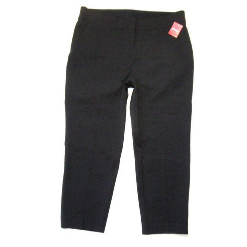 Spanx NWT  20365T Polished Ankle Slim in Black Pull-on Shaping Crop Pants 2X Tall