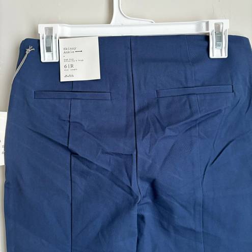 A New Day Pull on Side-Zip Skinny Ankle Pants Blue Sz 6R