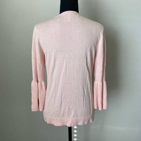 Isaac Mizrahi  Live Pink Sweater Blouse Extra Small