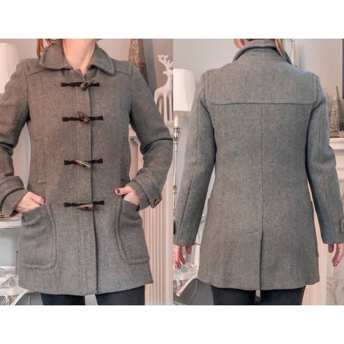 Banana Republic  Gray Wool Toggle Peacoat XS