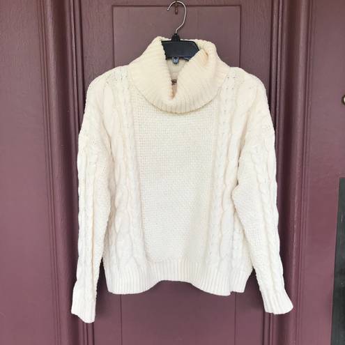 Madewell Cable Turtleneck Sweater