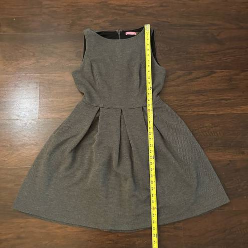 Isaac Mizrahi  gray ribbed a-line dress size 8