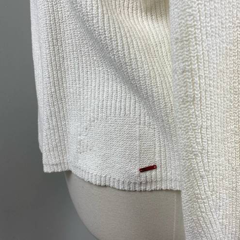 n:philanthropy NEW  White Knit Open Cardigan Small