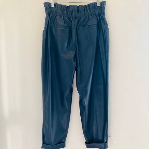 Madewell // NWOT Leather Pull On Paperbag Pants