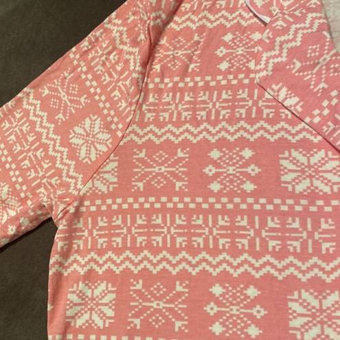 Missguided  Women’s Pink Long Sleeve Pajamas Size 4 NWOT