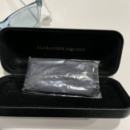 Alexander McQueen 54mm Square Sunglasses light blue