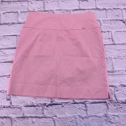 Krass&co S.C. &  Skort Womans Small Pink White Golf Tummy Control‎ Stretch Pockets