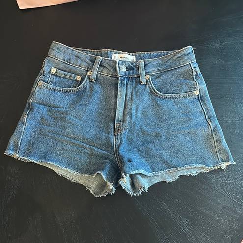 Mango  Denim Cut-Off Shorts size 2